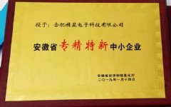 安徽省專精特新中小企業(yè)